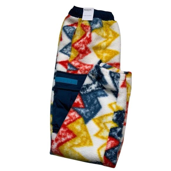 Jordan Fleece Pant Mens Size L Geometric Standard Fit Jumpman Comfy Cozy Pull On - Picture 16 of 16